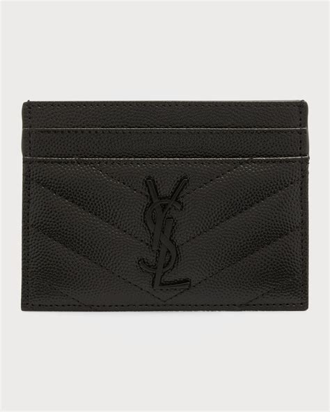 ysl monogram fragments flap card case|Saint Laurent YSL Monogram Ziptop Flap Card Case in Grained .